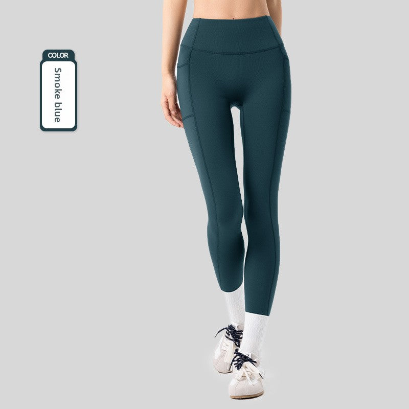 Thick fleece yoga pants