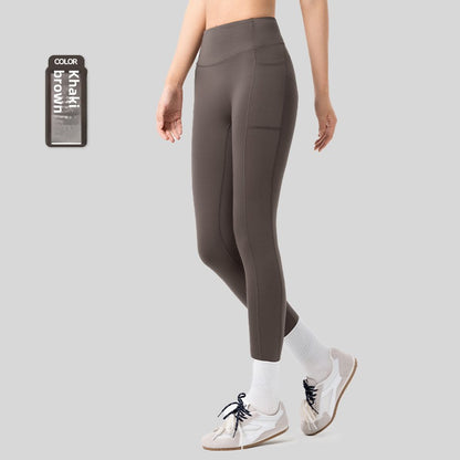 Thick fleece yoga pants